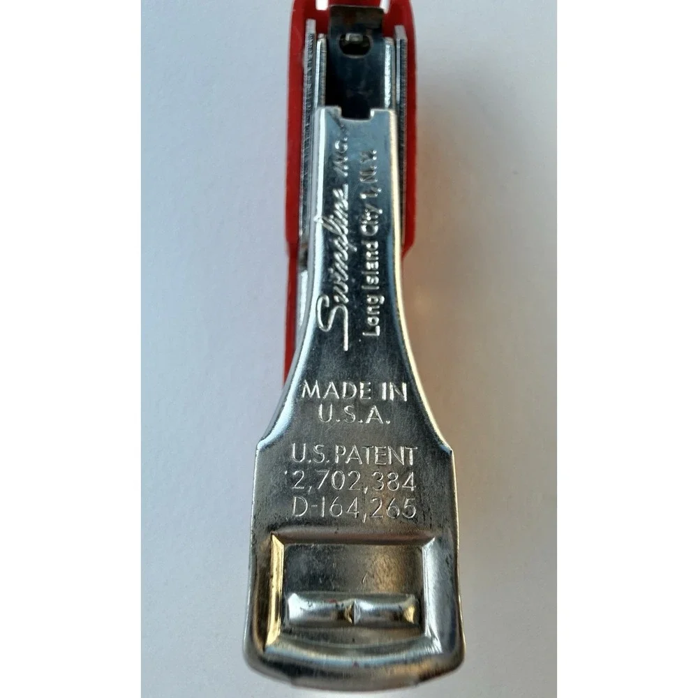 Vintage Swingline TOT 50 Red MINI Stapler Kit with Original Staples Made in USA